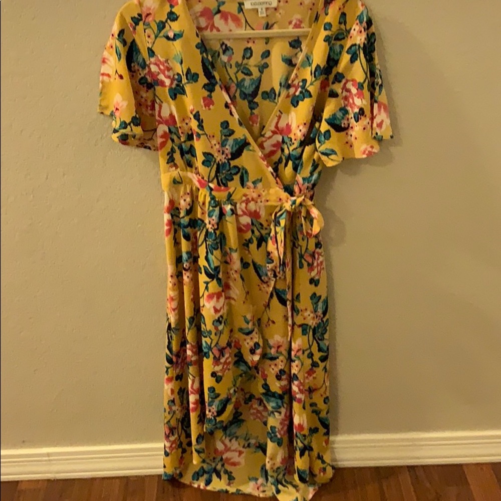 High low floral dress